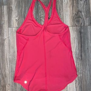 Pink Lululemon tank top, size 6